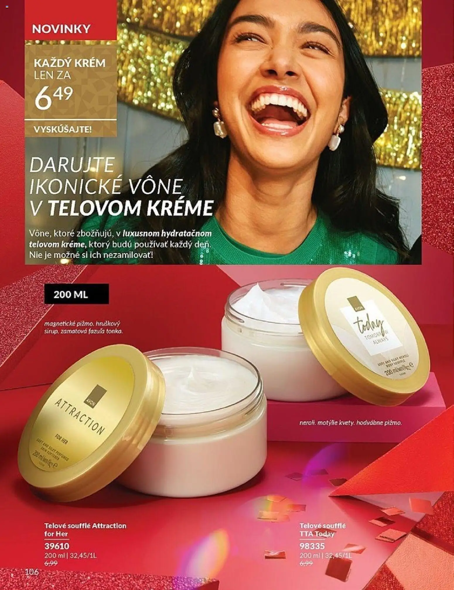 Nové Avon akcie – leták je platný od 01.11.2025 | Strana: 106 | Produkty: Krém