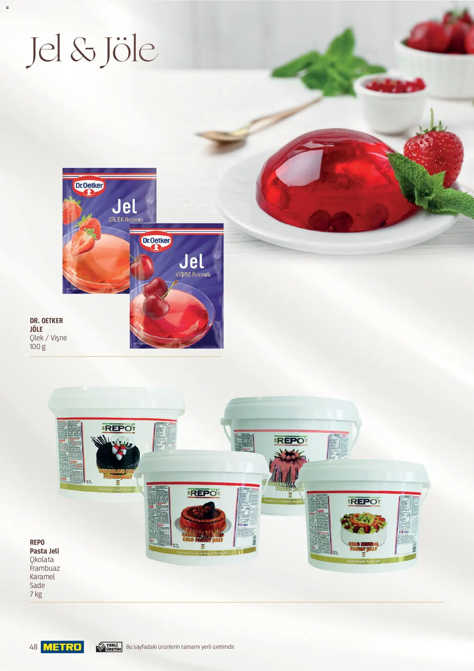 Metro - Pastacılık Kataloğu - 06.04.2026 tarihinden itibaren geçerlidir | Sayfa: 48 | Ürünler: Frambuaz, Çikolata, Çilek, Vişne