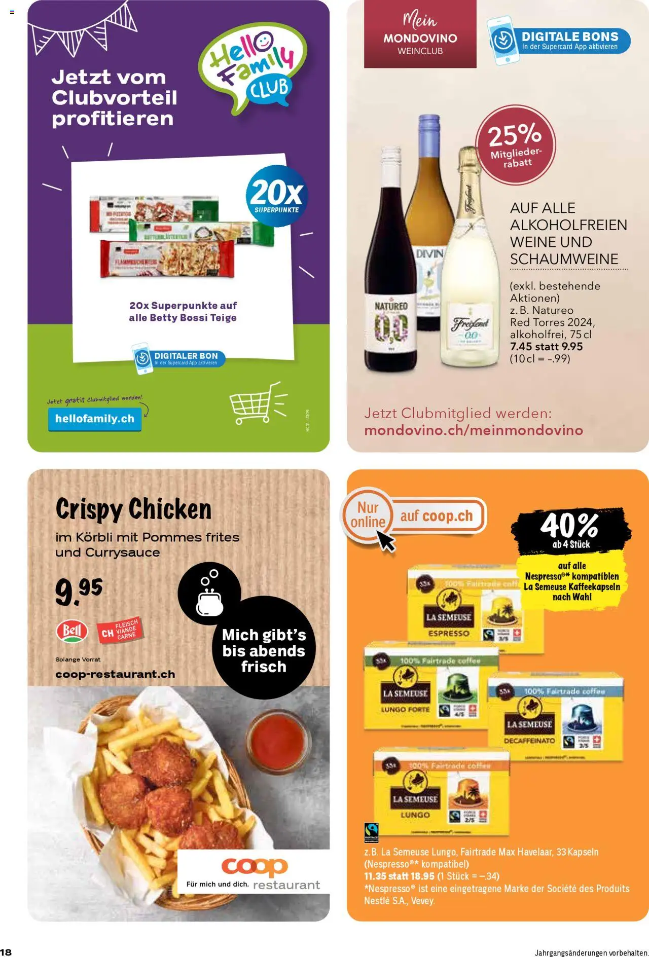Coop Aktionen – gültig ab 09.10.2025 | Seite: 18 | Produkte: Pommes Frites