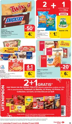 Carrefour market folder week 11 - Voorbeeld van een folder van Carrefour market, geldig van 11.03.2026 | Pagina: 11