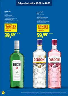 Pogląd oferty "Lubuski, gin, 700 ml gin" - ważna od 16.02.2026 | Strona: 13