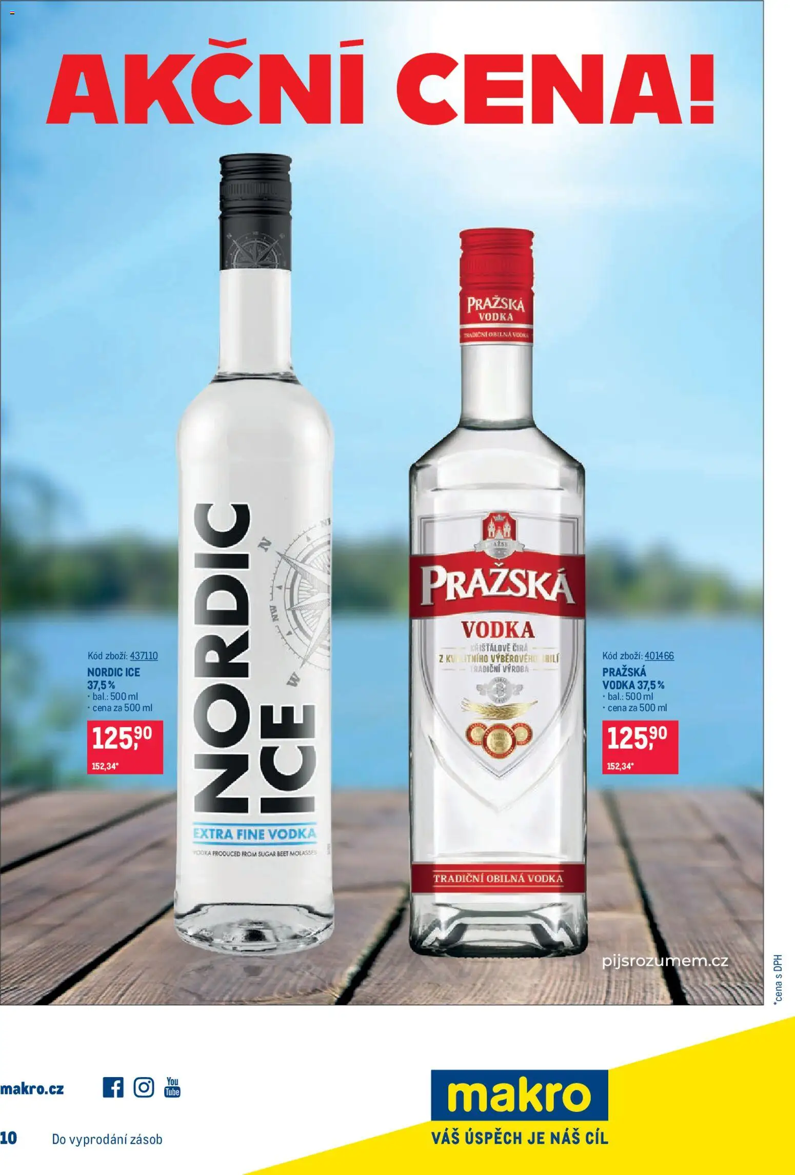 Makro leták - Maloobchod od 22.04.2026 | Strana: 18 | Produkty: Vodka, Pražská vodka