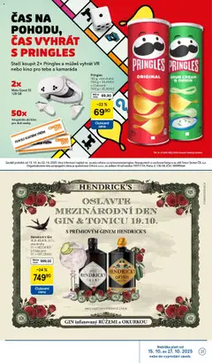 Náhled letáku Hendrick's Gin, 41,4-43,4 %, 0,7 l, dva druhy od 15.10.2025 | Strana: 31