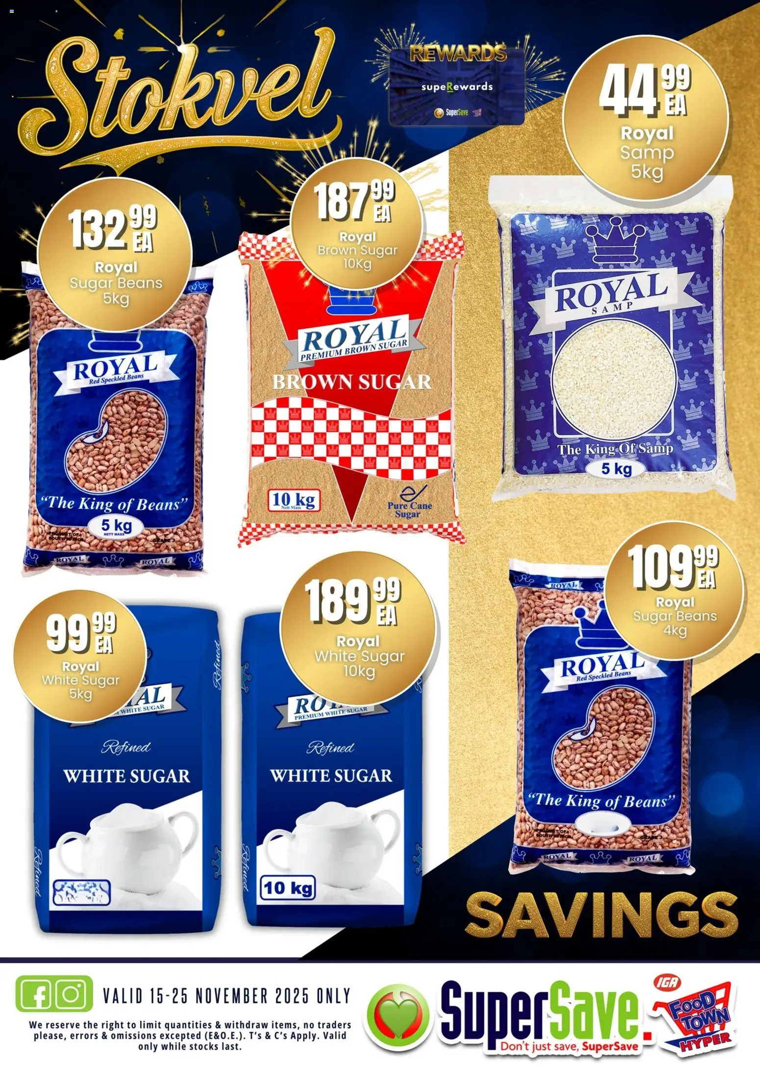 New Super Save catalogue – valid from 15.11.2025 | Page: 39 | Products: Beans, Sugar
