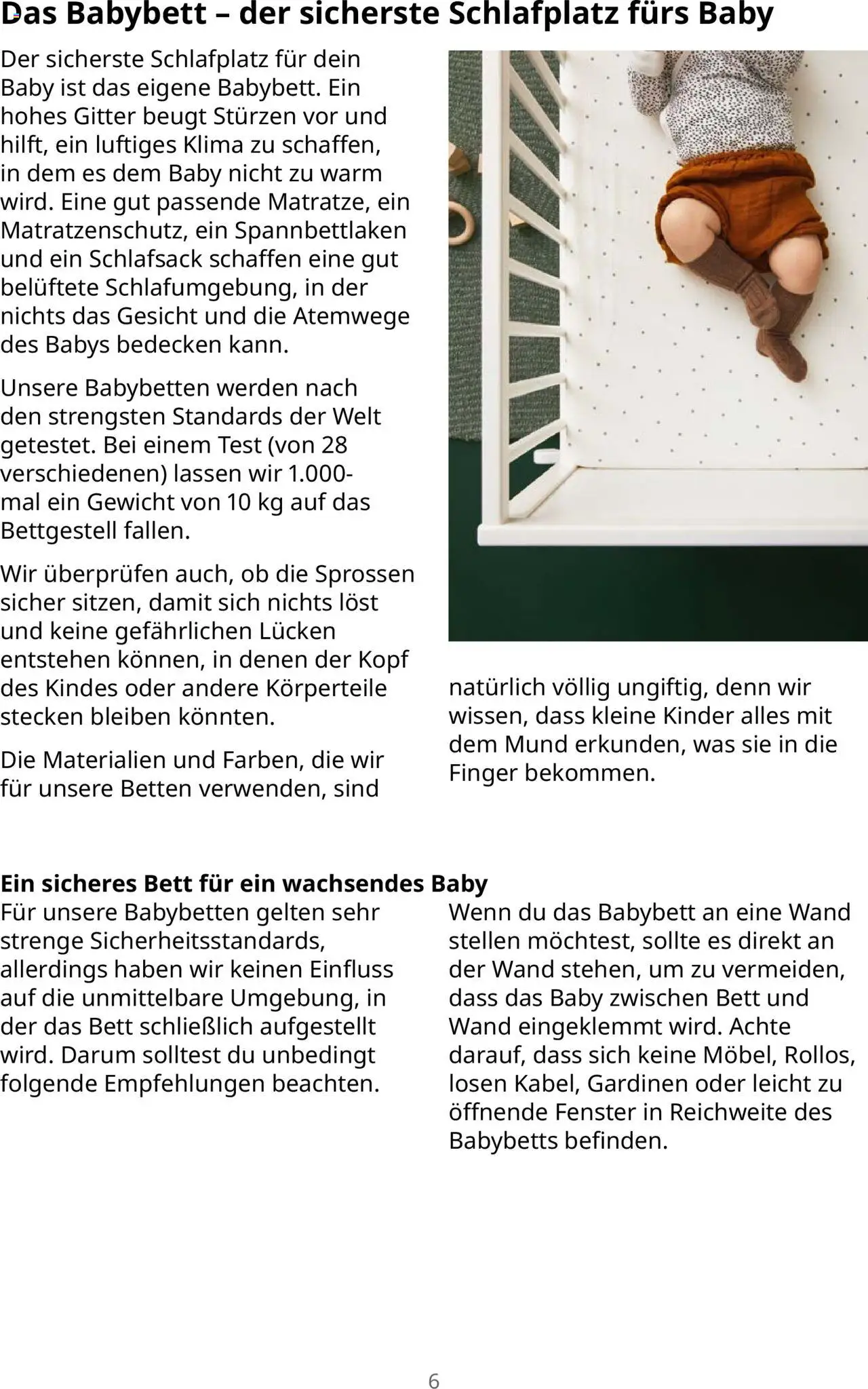 Ikea Familienzuwachs – gültig ab 30.09.2025 | Seite: 6 | Produkte: Gewicht, Bett, Babybett, Schlafsack