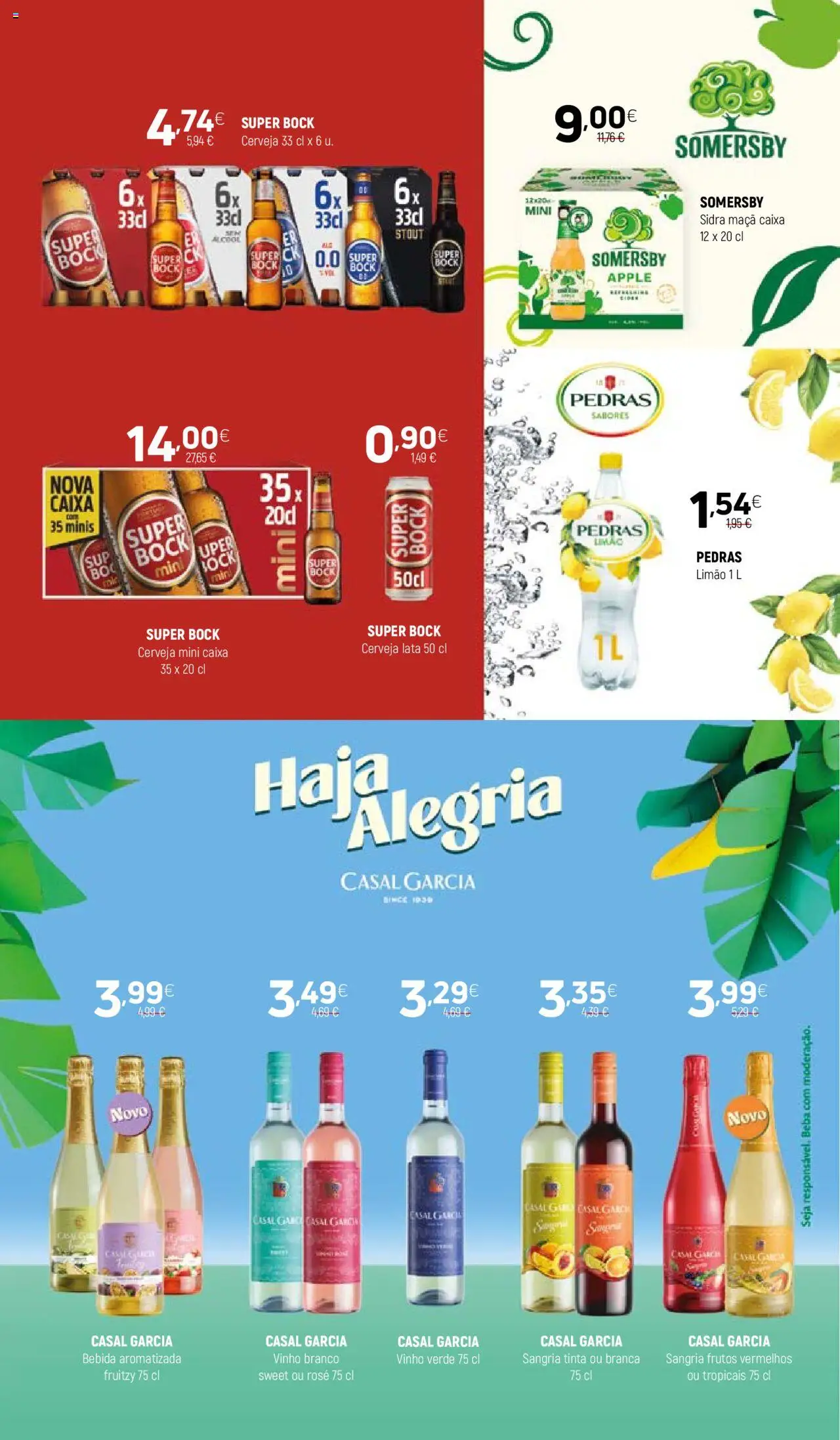 Coviran folheto │ válido de 12.08.2025 | Página: 12 | Produtos: Maça, Vinho, Cerveja, Somersby