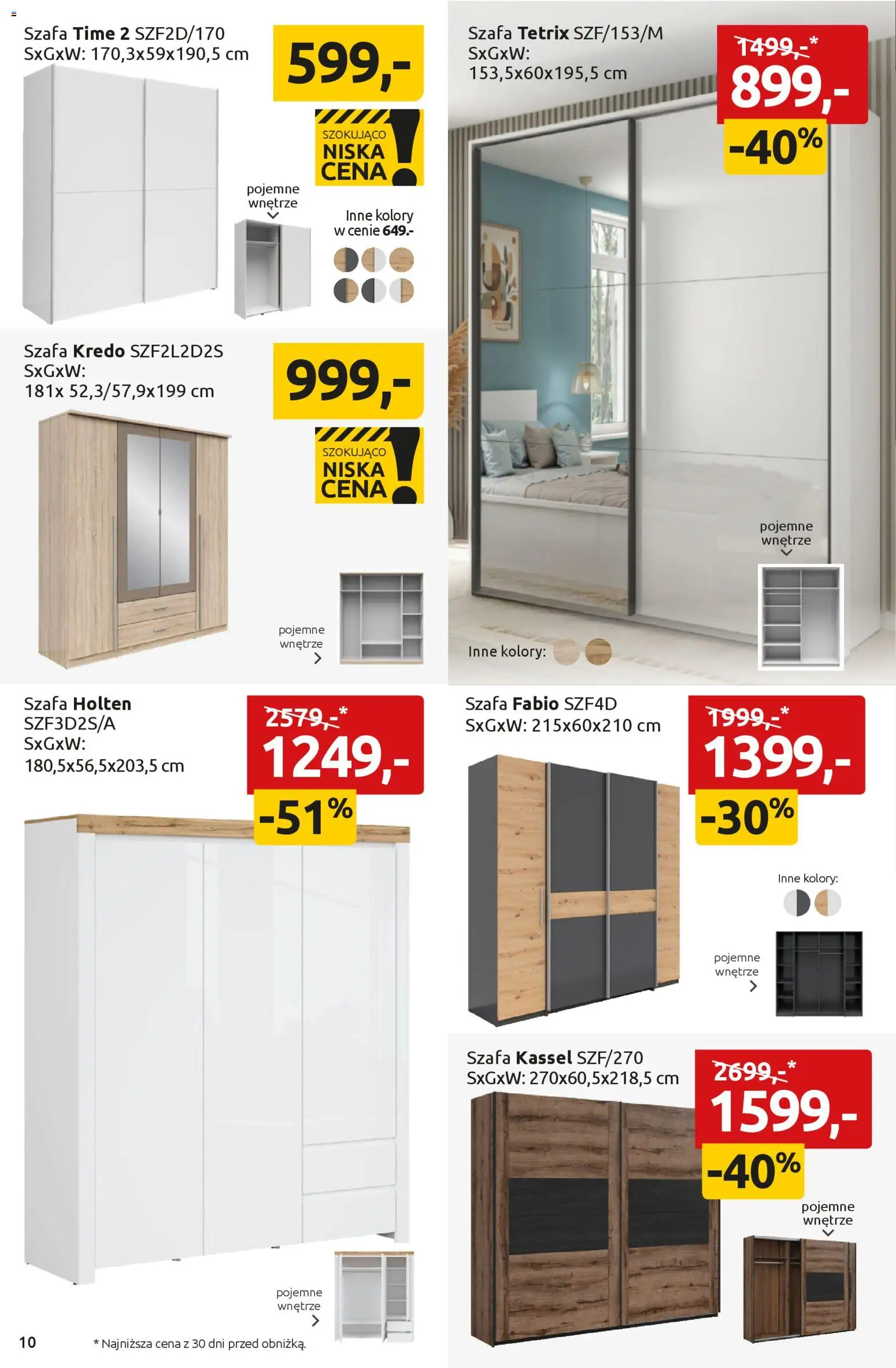 Black Red White promocje od 20.03.2026 | Strona: 10 | Produkty: Szafa