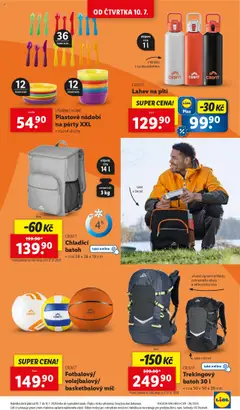 Lidl leták od 10.07.2025 | Strana: 41 | Produkty: Nádobí, Batoh, Basketbalový míč, Láhev