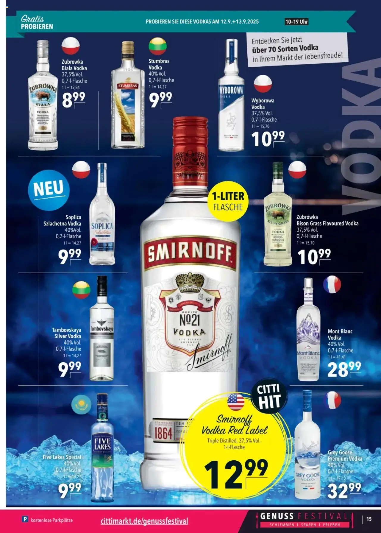 CITTI tilbudsavis – gyldig fra 10.09.2025 | Side: 15 | Produkter: Vodka