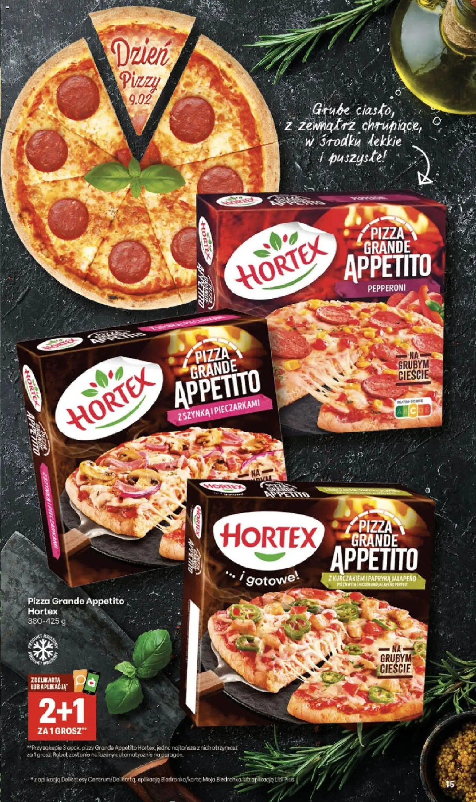 Delikatesy Centrum Gazetka - Sklepy Własne od 05.02.2026 | Strona: 15 | Produkty: Papryka jalapeno, Szynka, Delikatesy, Pizza