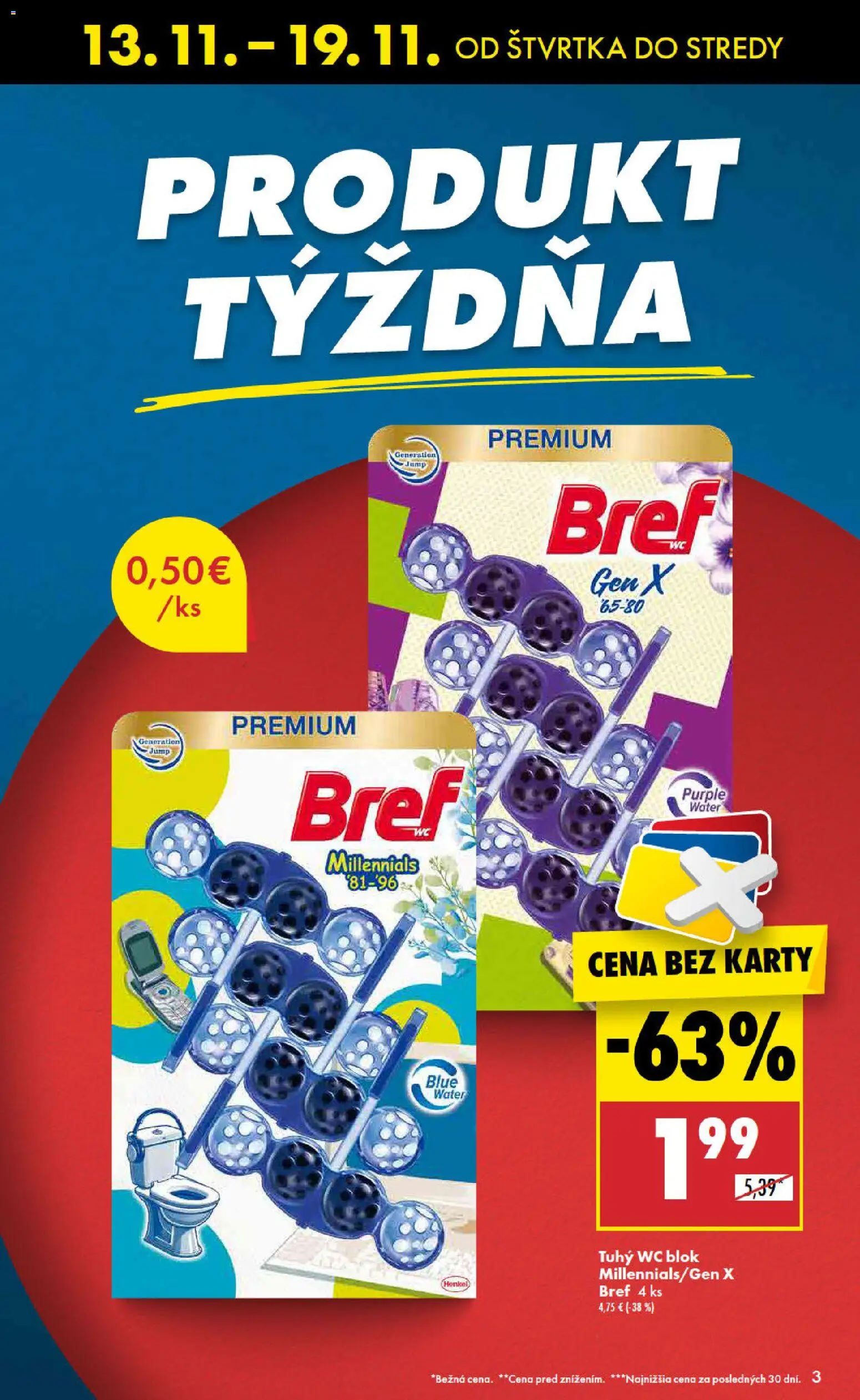 Nové Biedronka akcie – leták je platný od 13.11.2025 | Strana: 3 | Produkty: Wc, Wc blok