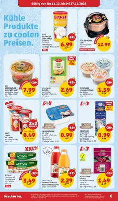 Penny Markt Flugblatt ab 11.12.2025 gültig | Seite: 6 | Produkte: Sahne