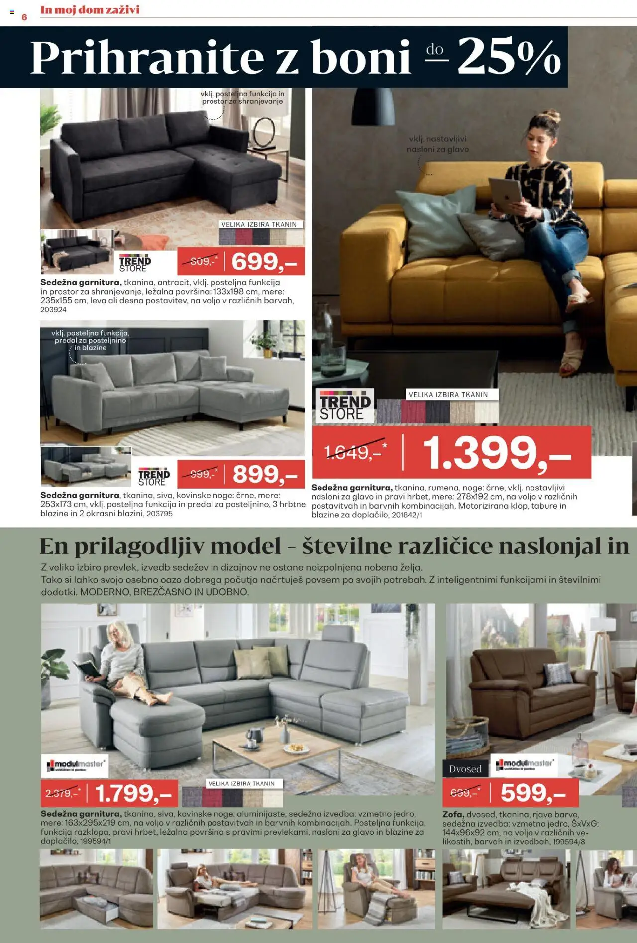 Rutar katalog │ velja od 20.08.2025 | Stran: 6 | Izdelki: Dvosed, Tabure