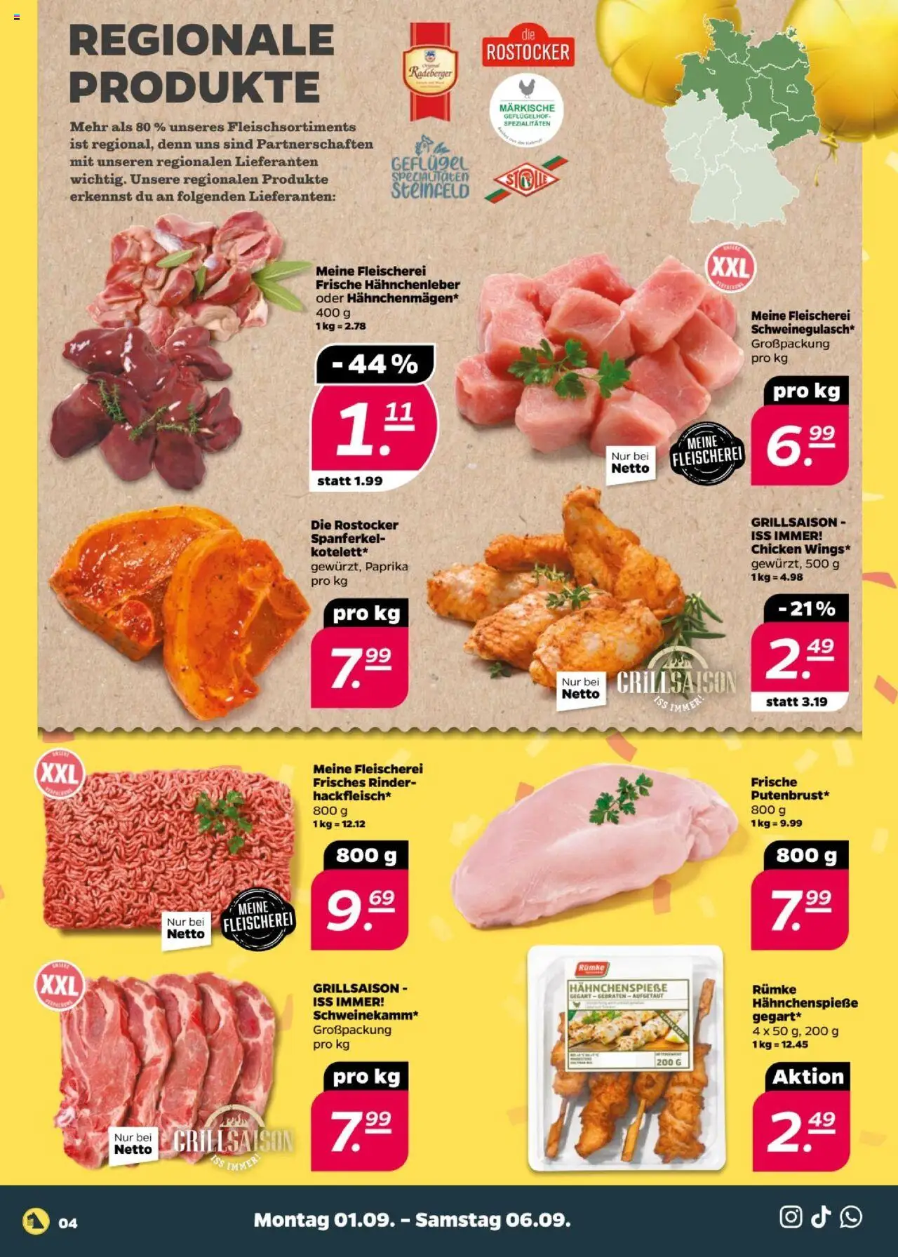 Netto Prospekt 	 - gültig ab dem 01.09.2025 | Seite: 4 | Produkte: Paprika