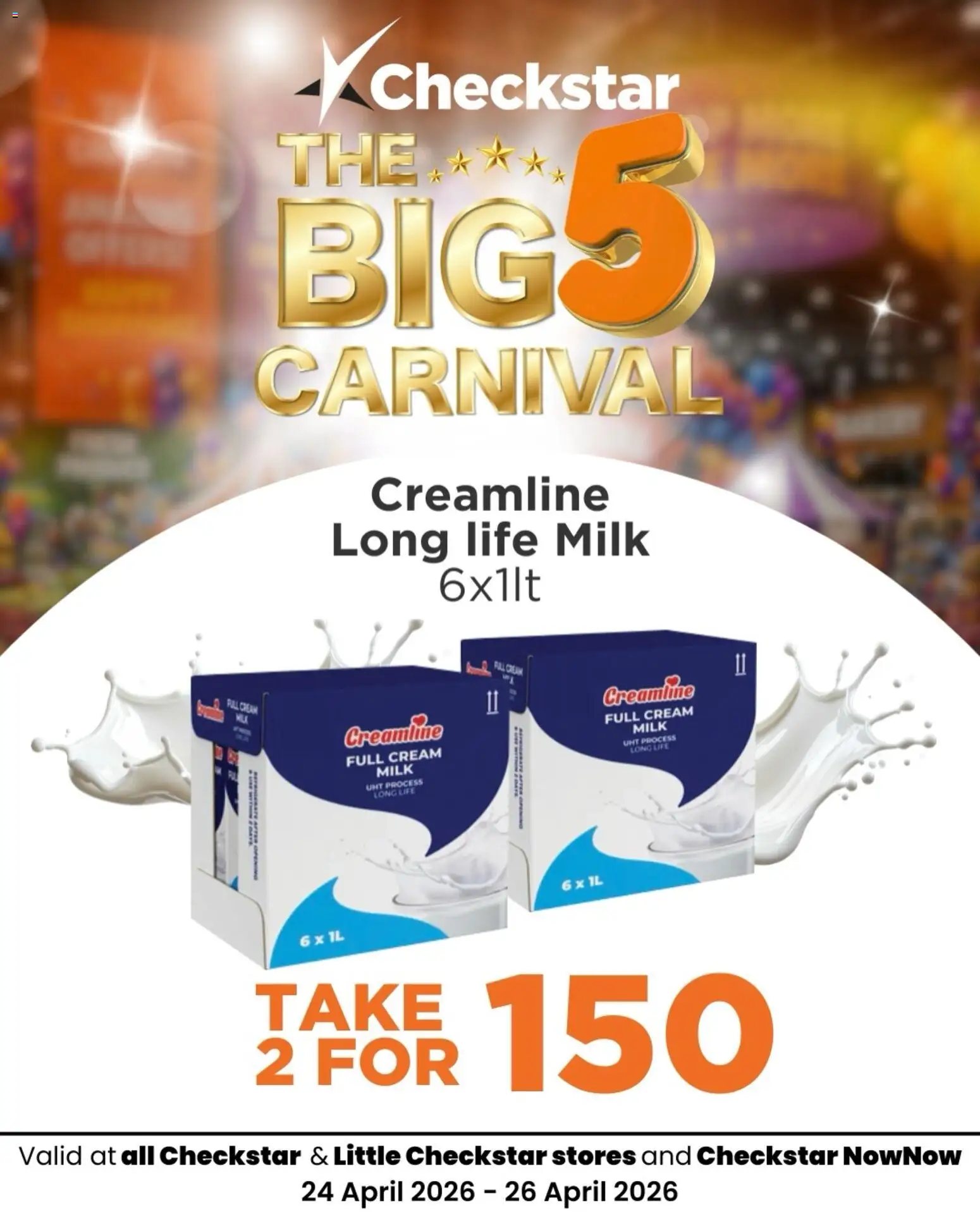 New Check Star catalogue – valid from 24.04.2026 | Page: 6 | Products: Milk, Cream