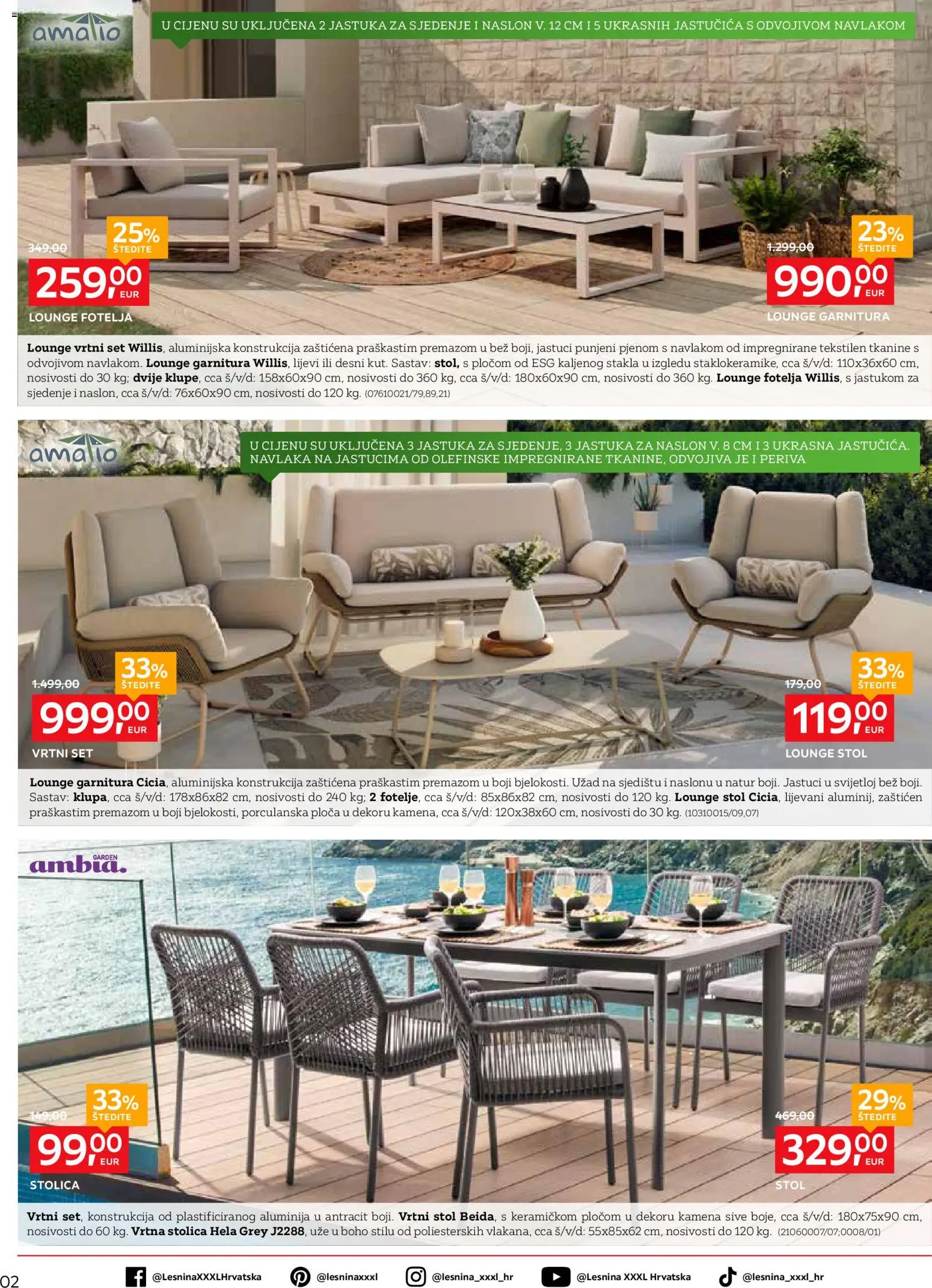 Lesnina katalog | vrijedi od 31.03.2026 | Stranica: 2 | Proizvodi: Fotelja, Stol, Stolica