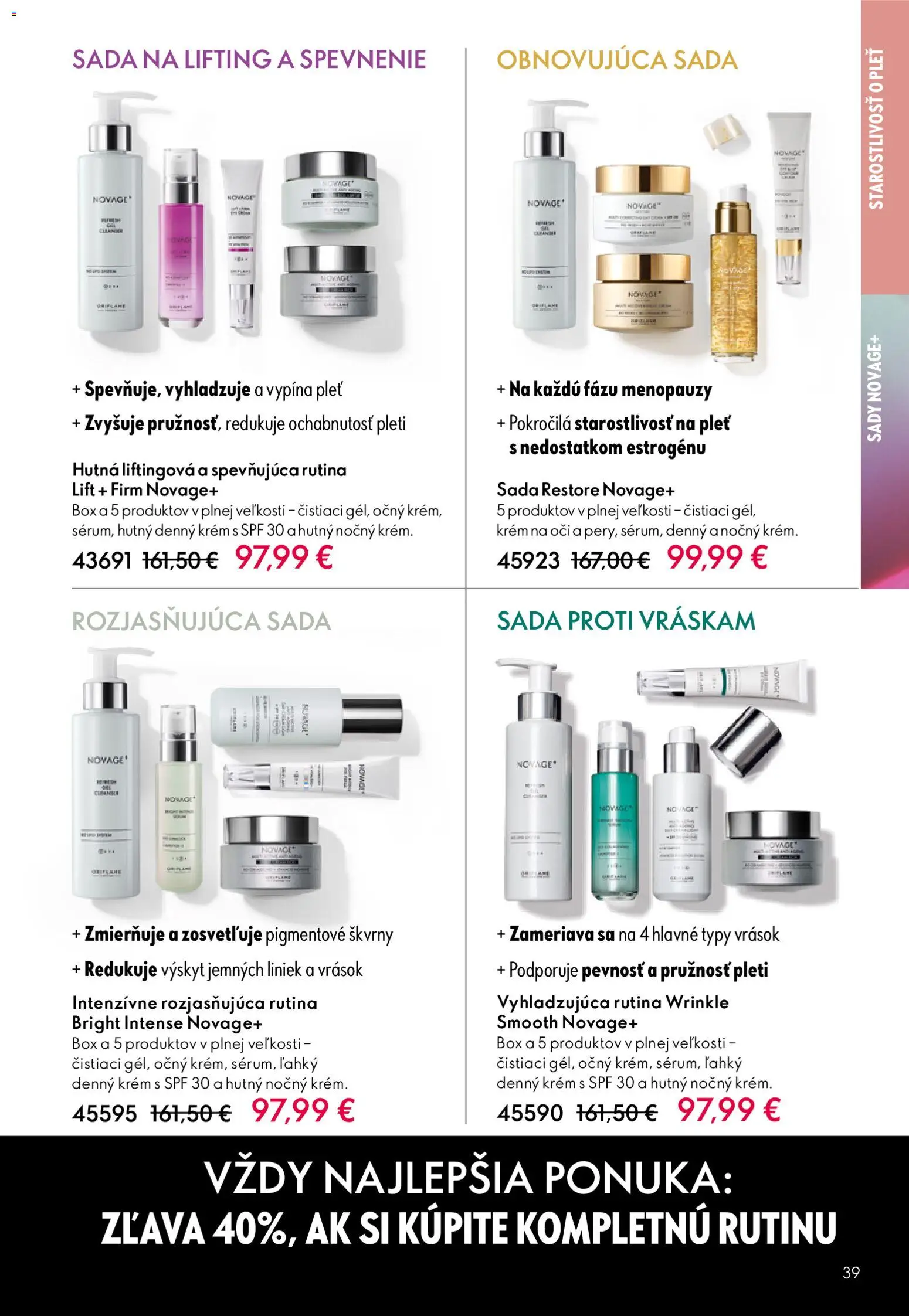 Nové Oriflame akcie – leták je platný od 25.03.2026 | Strana: 39 | Produkty: Krém