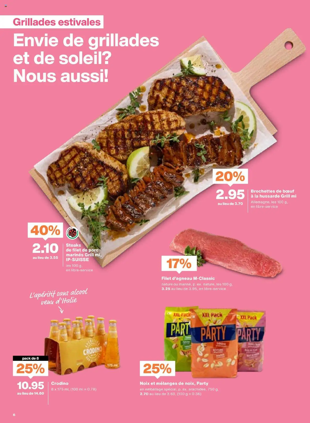 Migros Aktionen FR ab 29.07.2025 | Seite: 6 | Produkte: Grill