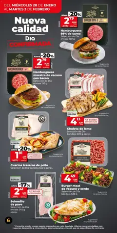 Vista previa Chuleta de lomo, Selección de Dia bandeja 600 g aprox. válido desde el 28.01.2026 | Página: 6