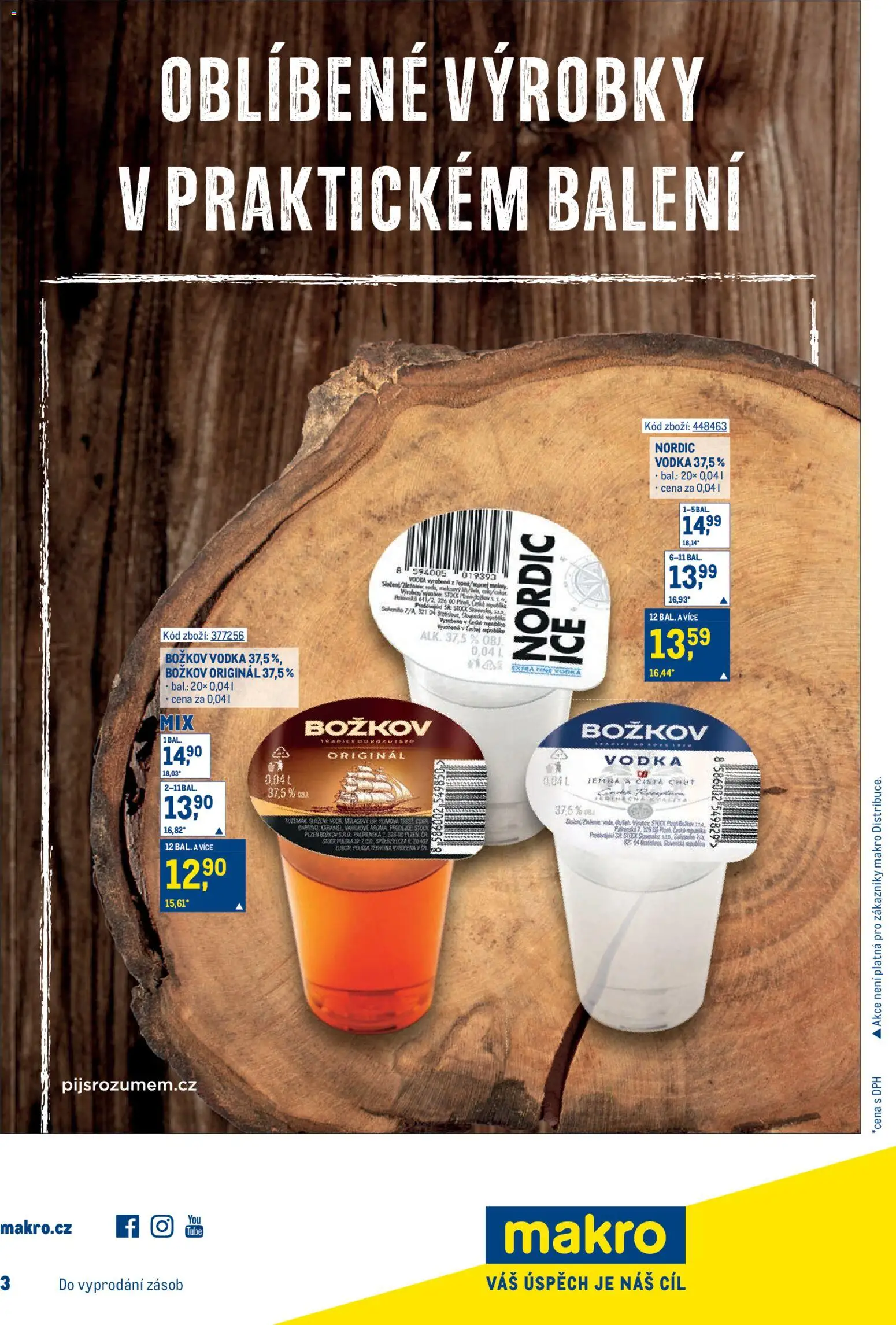 Makro leták - Maloobchod od 14.01.2026 | Strana: 17 | Produkty: Vodka, Božkov, Božkov originál