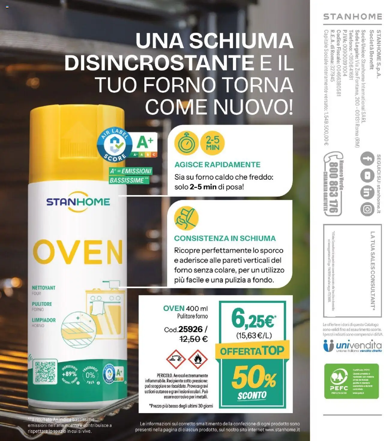 Volantino Stanhome del 30.09.2025 | Pagina: 1 | Prodotti: Forno