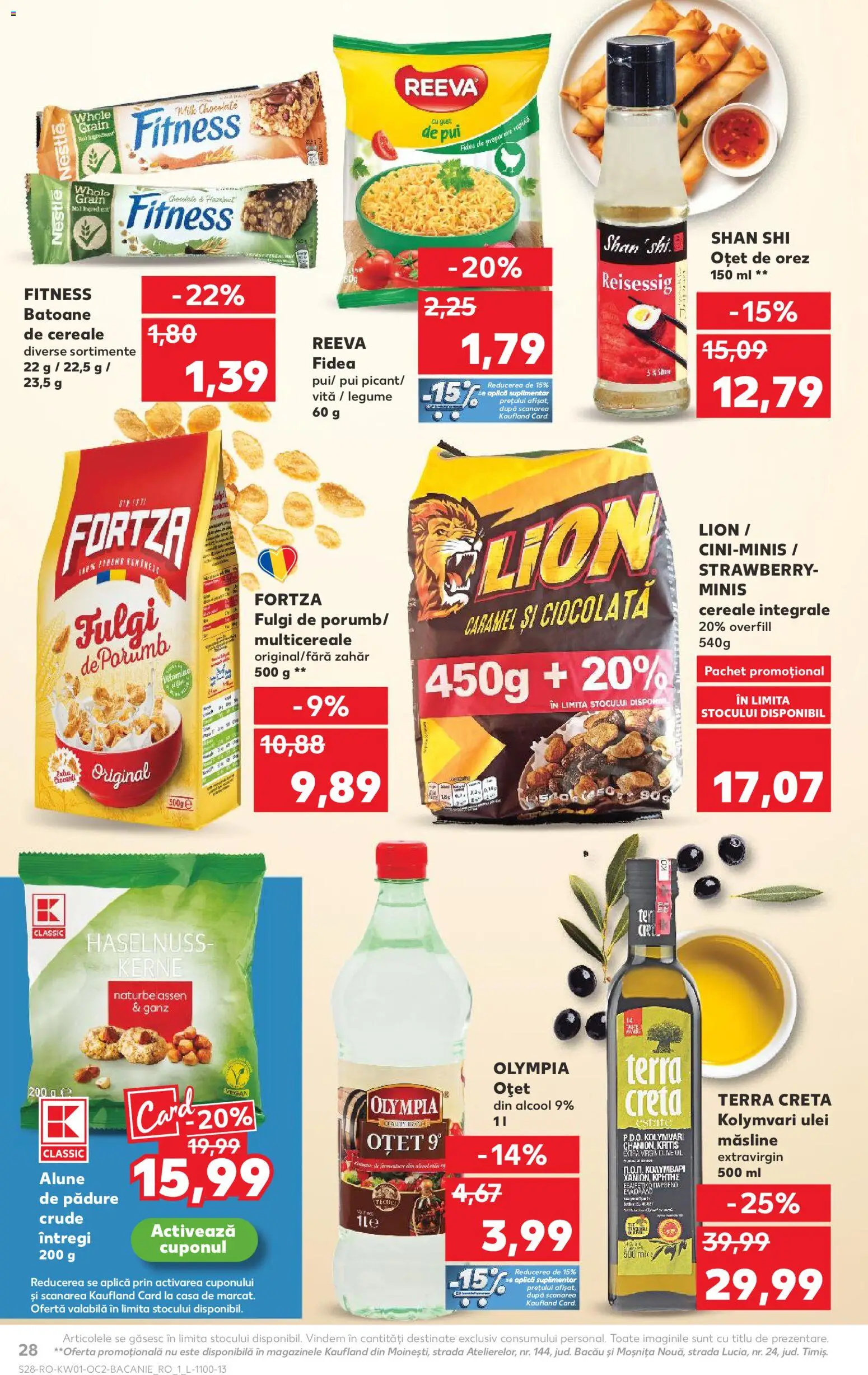 Noul catalog Kaufland – valabil de la 31.12.2025 | Pagină: 28 | Produse: Hacıyatmaz Kedi Oyuncağı, Măsline, Oțet, Porumb