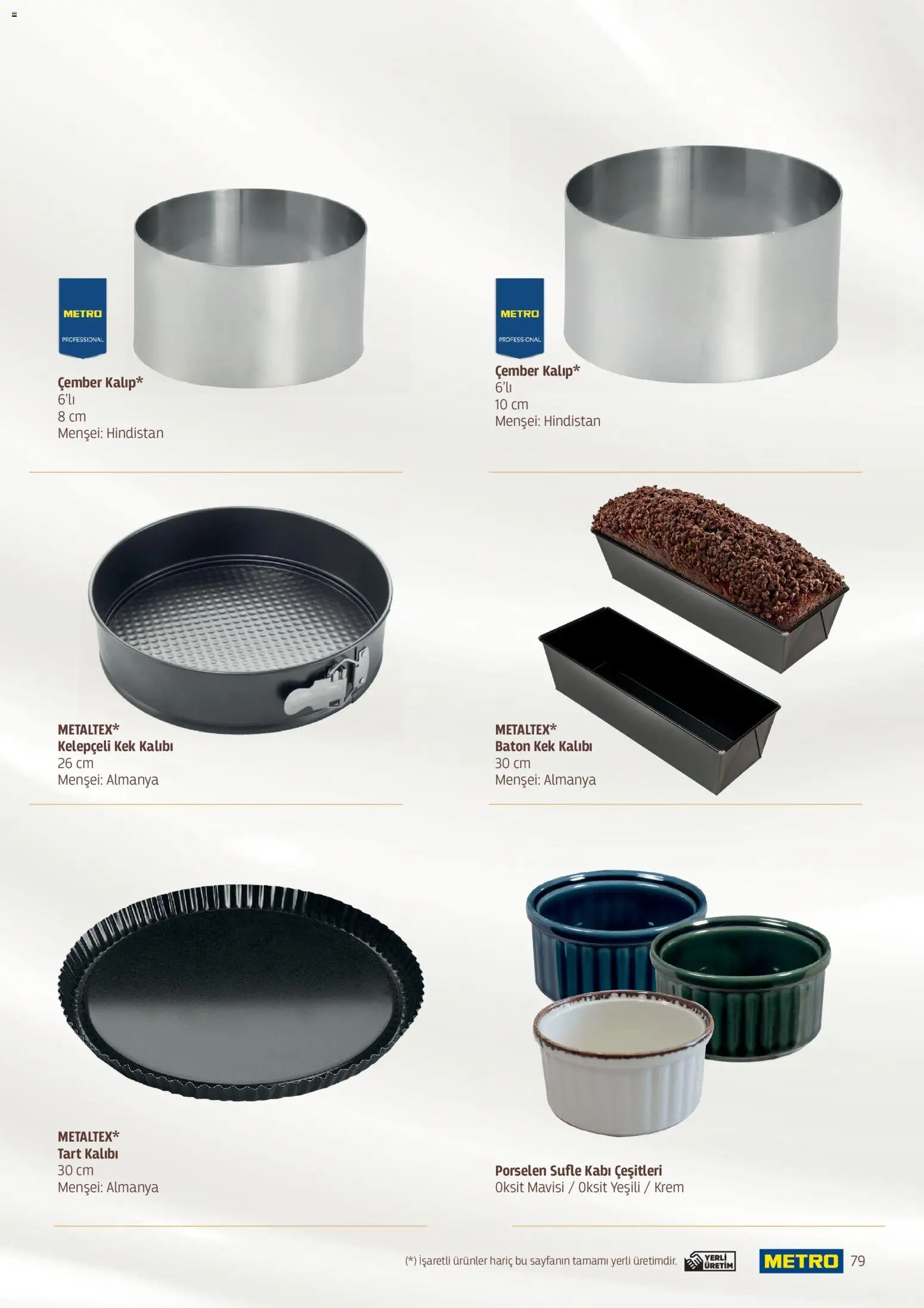 Metro - Pastacılık Kataloğu - 06.04.2026 tarihinden itibaren geçerlidir | Sayfa: 79 | Ürünler: Krem