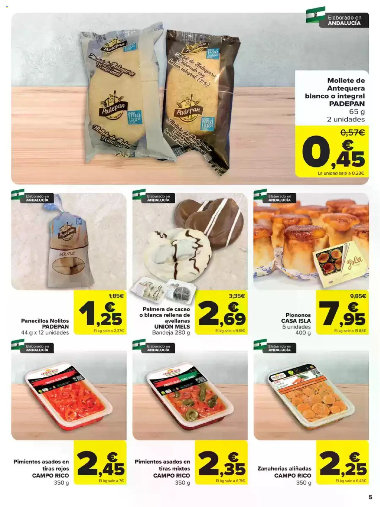 Carrefour folleto │ válido desde el 08.08.2025 | Página: 5 | Productos: Μπλοκ, Bandeja, Φρυγανιές σικάλεως