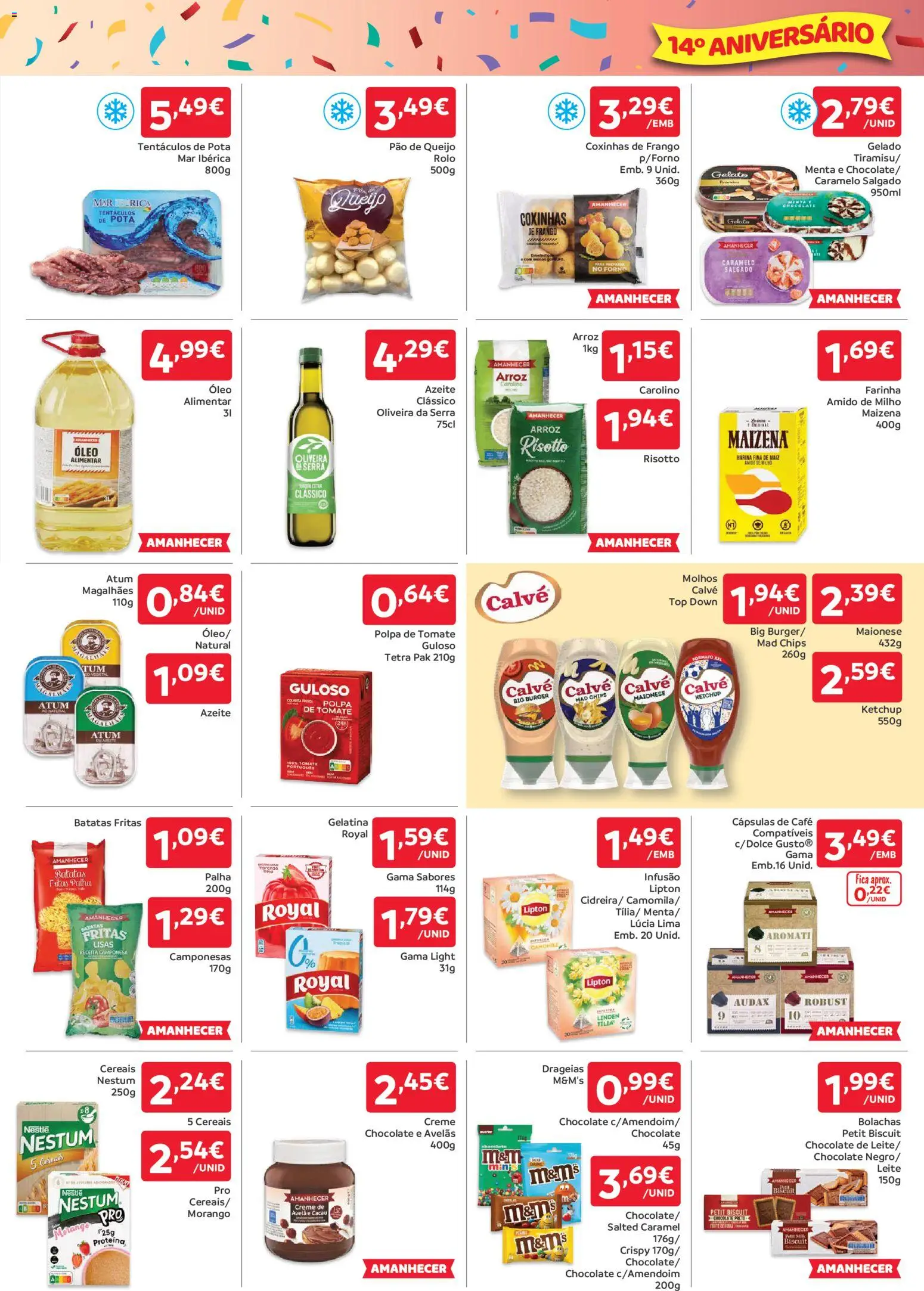 Amanhecer folheto │ válido de 23.10.2025 | Página: 3 | Produtos: Avelãs, Top, Pão, Cereais