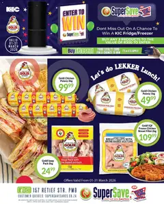 Super Save specials catalogue – valid from 01.03.2026 | Page: 4 | Products: Polony, Chicken, Soup, Water