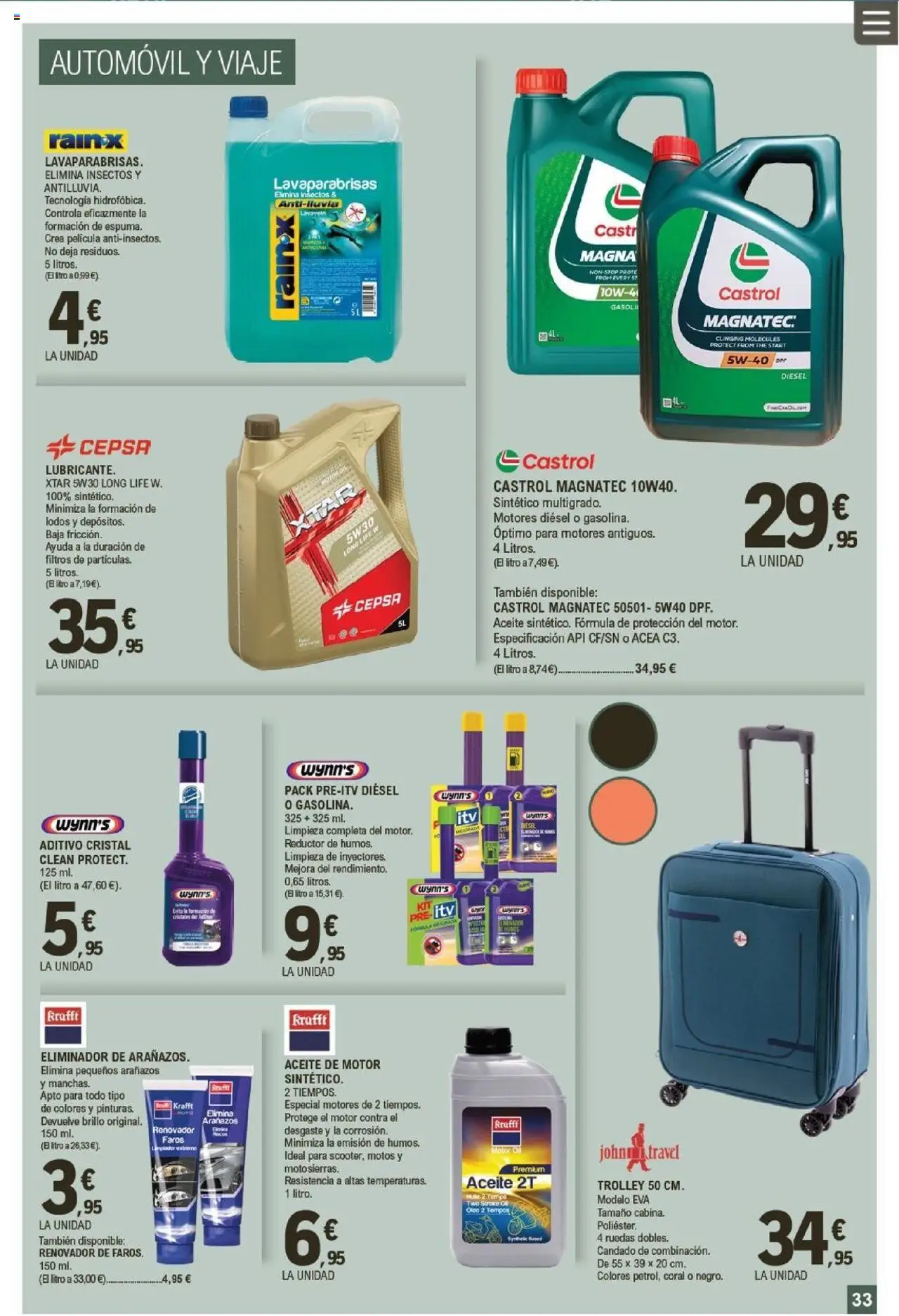 E.Leclerc folleto │ válido desde el 10.09.2025 | Página: 33 | Productos: Aceite