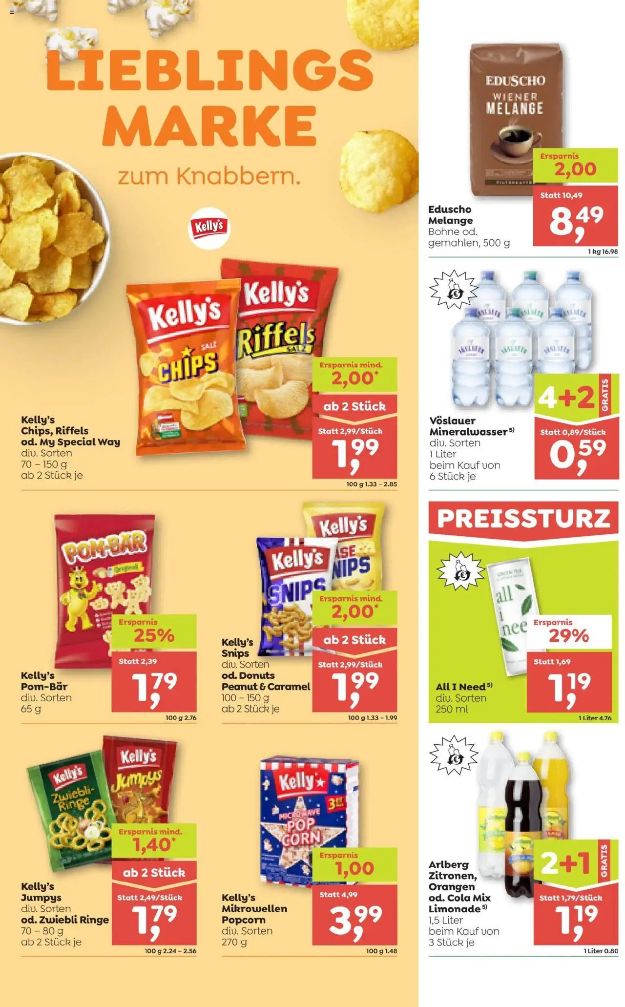 ADEG Vorarlberg gültig ab 14.08.2025 | Seite: 6 | Produkte: Chips, Orangen