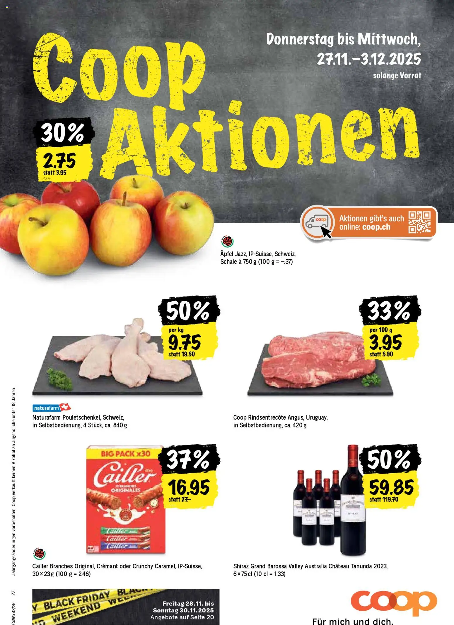 Coop - Black Friday – gültig ab 27.11.2025 | Seite: 1 | Produkte: Äpfel