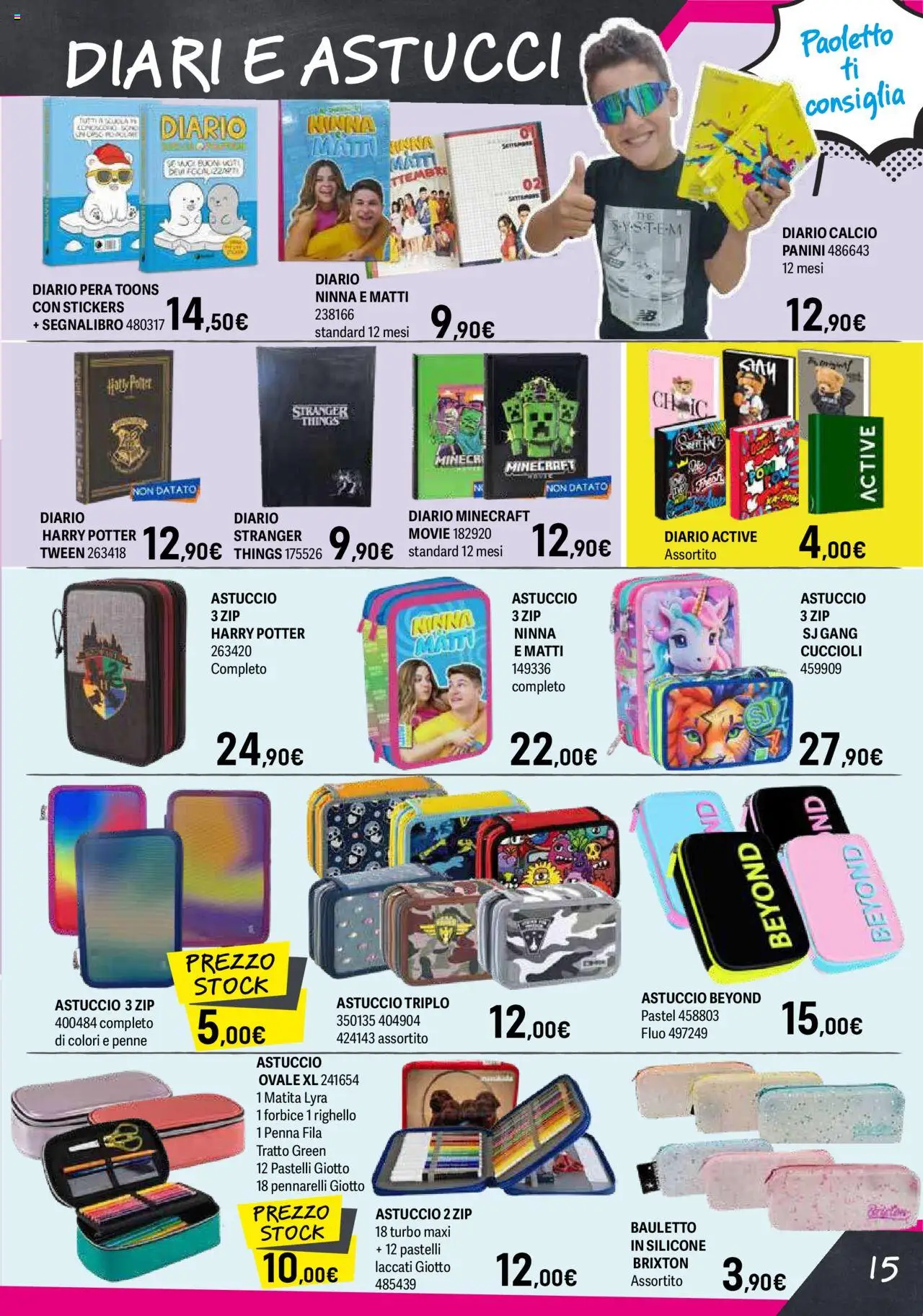 Volantino Orizzonte del 04.08.2025 | Pagina: 15 | Prodotti: Pera, Forbice, Silicone, Penne
