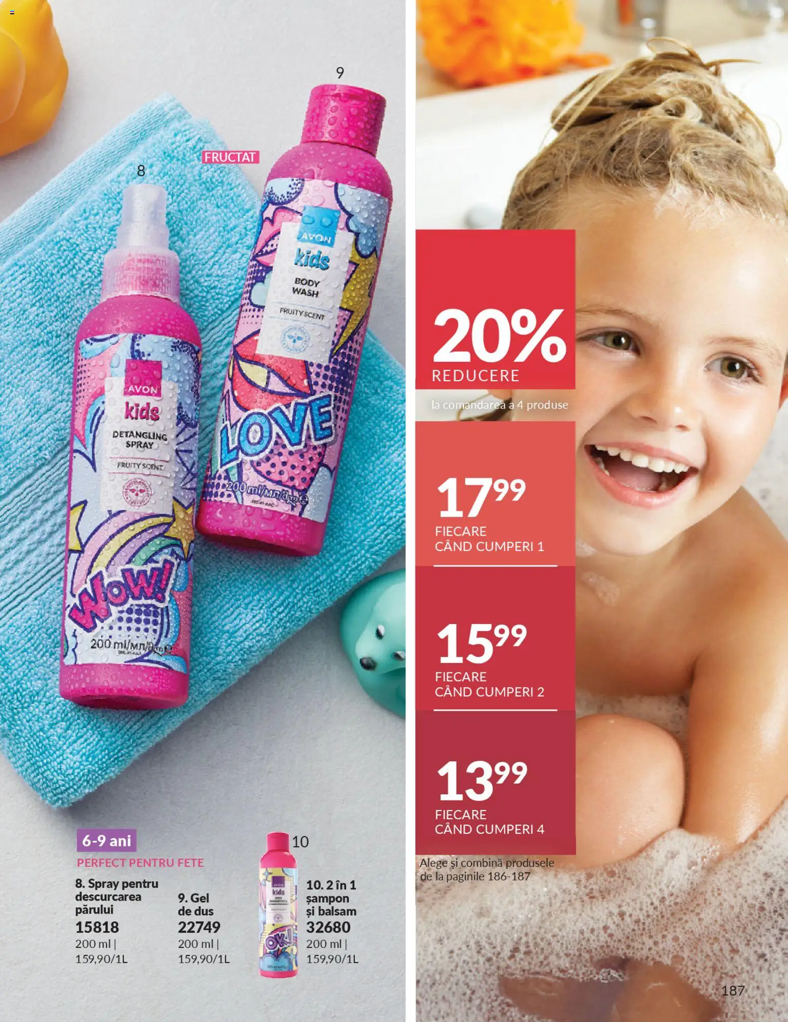Noul catalog Avon – valabil de la 01.02.2026 | Pagină: 189 | Produse: Duș, Șampon, Balsam, Gel de duș