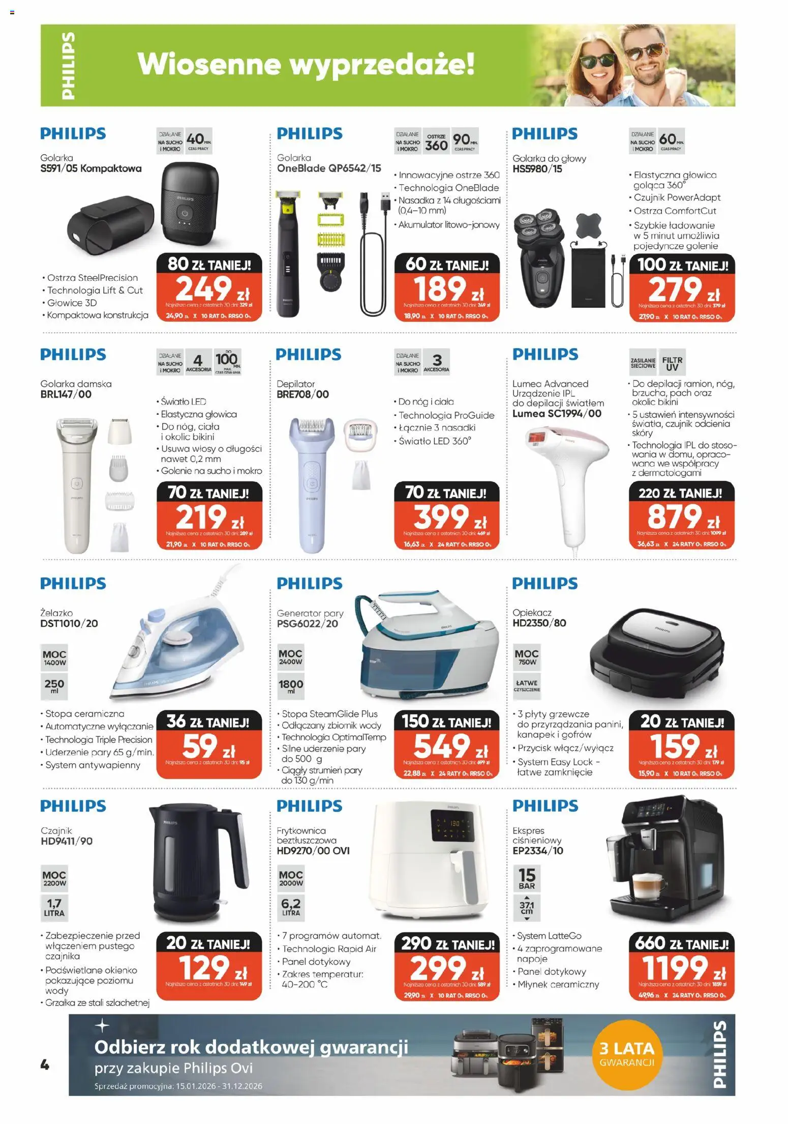 Max elektro gazetka od 28.04.2026 | Strona: 4 | Produkty: Młynek, Plyty, Golarka, Generator pary