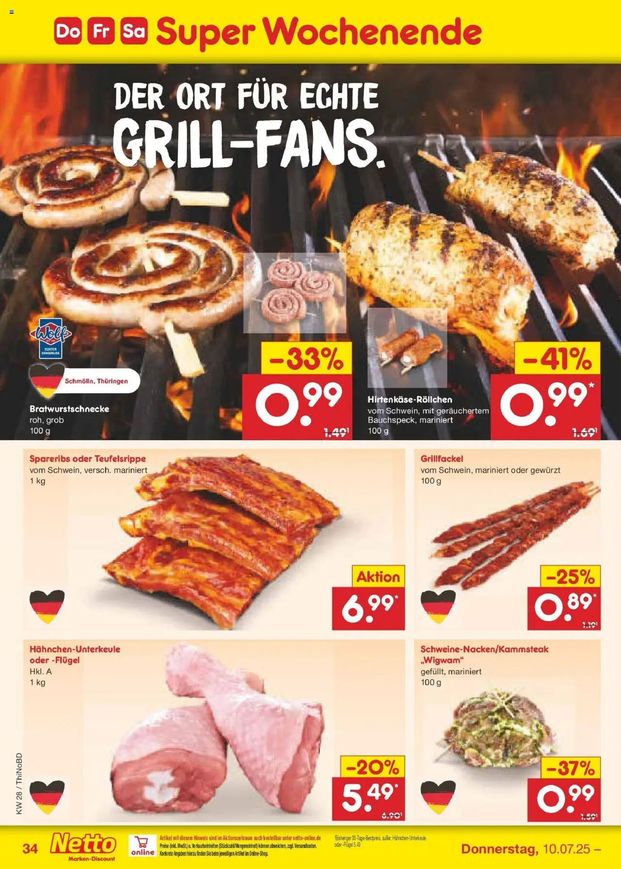 Netto Marken-Discount prospekt Herzberg	 - gültig ab dem 07.07.2025 | Seite: 50 | Produkte: Steak