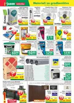 Jager katalog akcije – veljaven od 17.12.2025 | Stran: 6 | Izdelki: Mrežica, Lepilo, Cement, Vrata