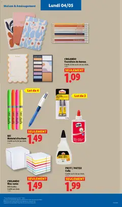 LIDL - Prévisualisation de LIDL catalogue valide à partir de 30.04.2026 | Page: 59 | Produits: Bureau, Highlighter, Colle
