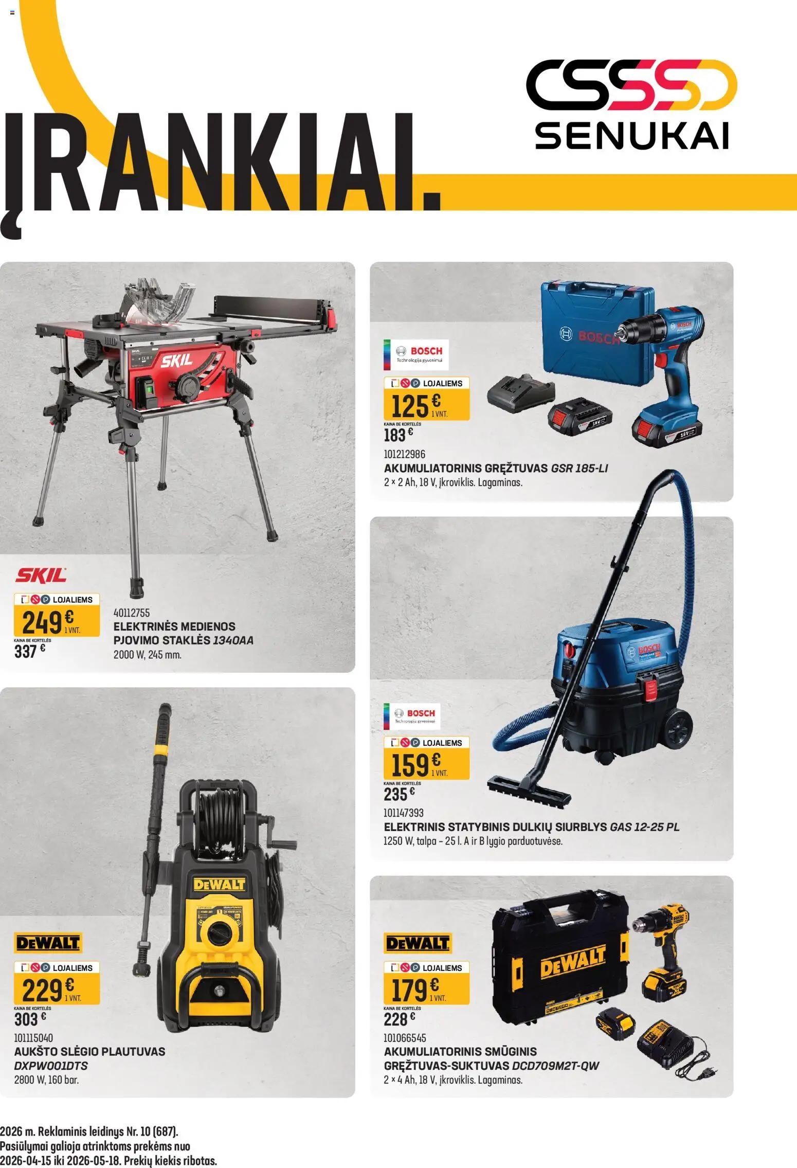 Senukai akcijos nuo 15.04.2026 | Puslapis: 1 | Prekių: Lagaminas