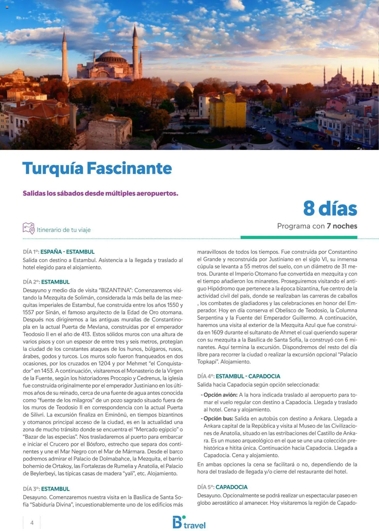 B the travel brand Turquía │ válido desde el 09.05.2024 | Página: 4