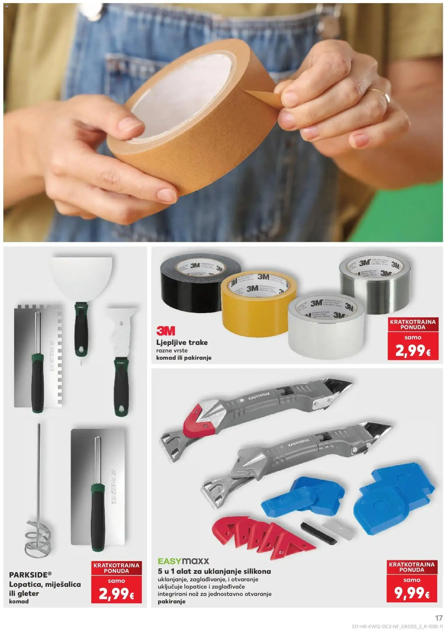 Kaufland katalog | vrijedi od 17.03.2026 | Stranica: 17 | Proizvodi: Nož, Alat, Parkside