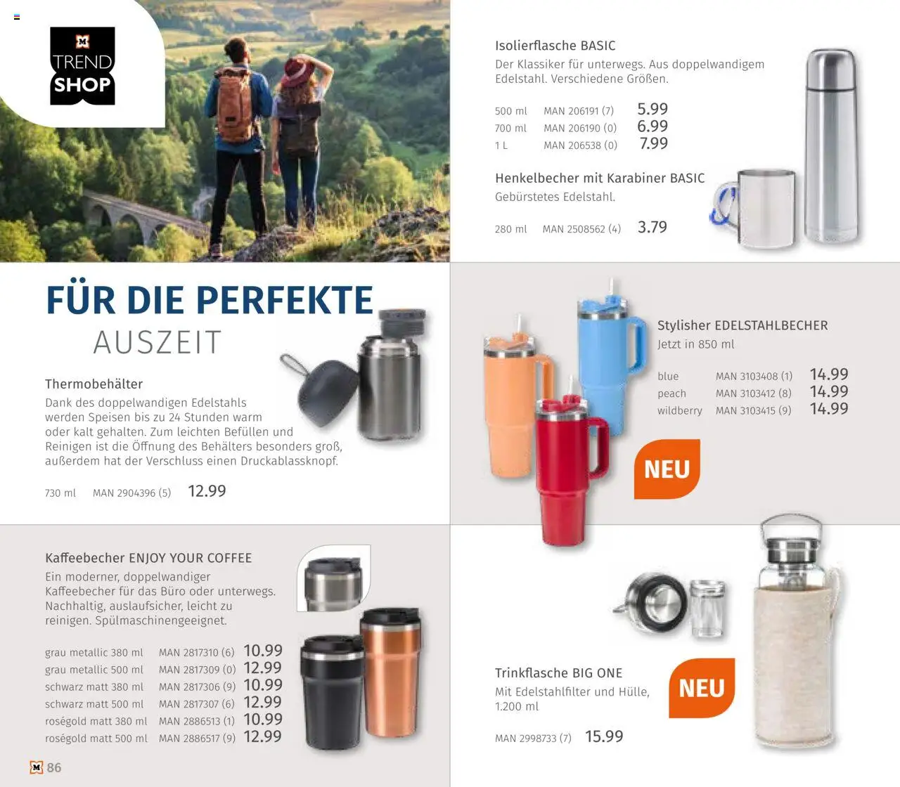 Müller Haushaltskatalog – gültig ab 03.10.2025 | Seite: 86