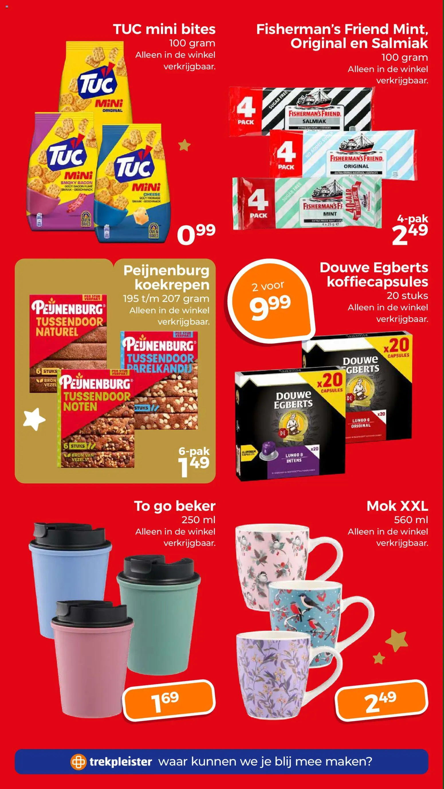 {H1} | Pagina: 40 | Producten: Koffiecapsules, Mok, Noten, Bacon