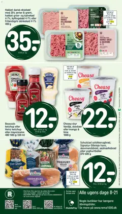 Cheasy skyr Vanilje, skovbær eller mango & lime, Cheasy skyr Vanilje, skovbær eller mango & lime 1000 g gyldig fra 26.10.2025 | Side: 25