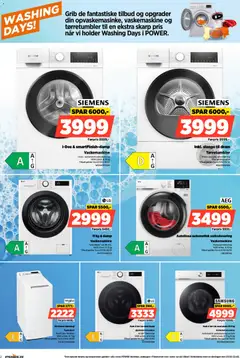 Power - Tilbudsavis gyldig fra 27.02.2026 | Side: 2 | Produkter: Vaskemaskine, Tørretumbler