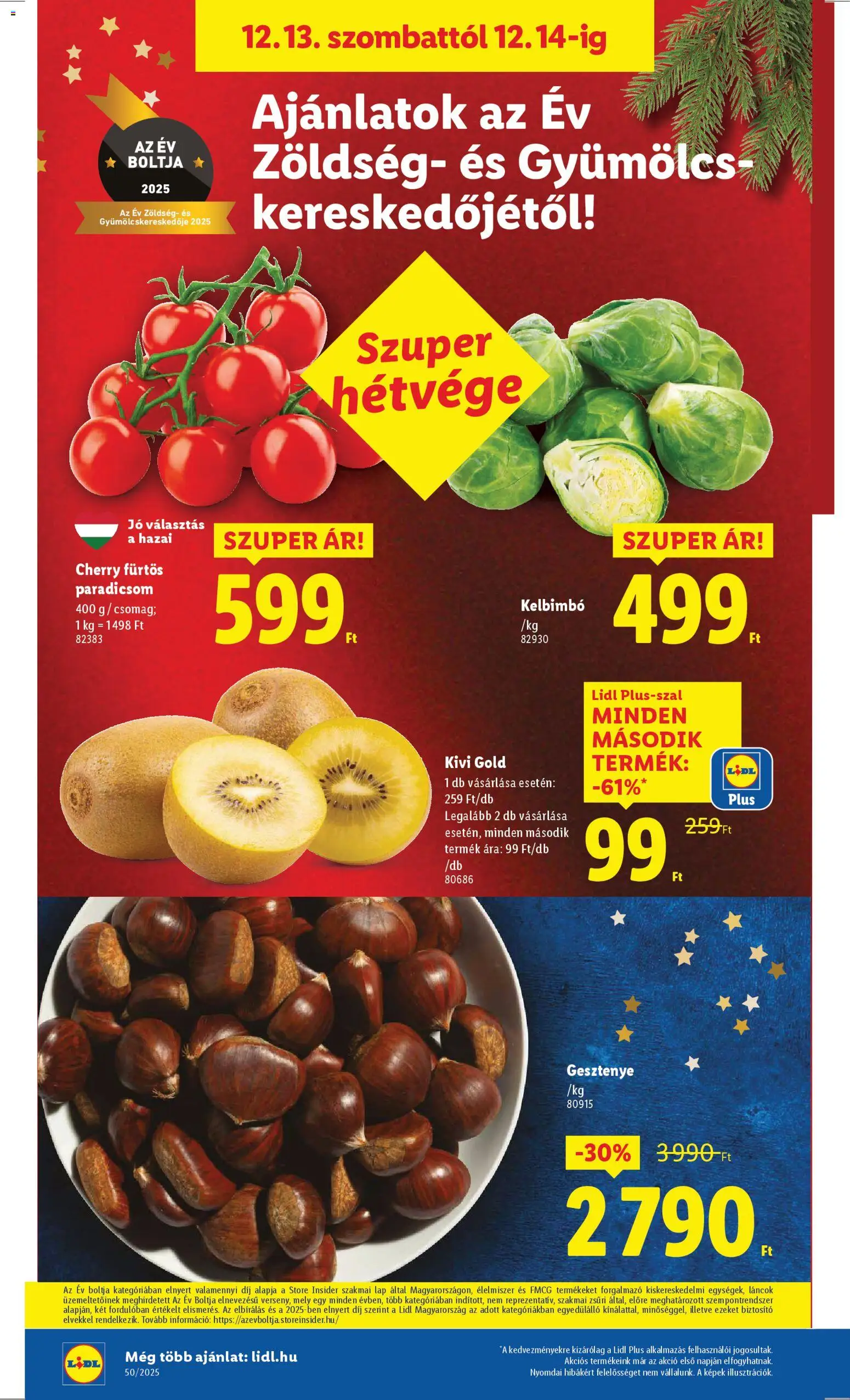 Lidl akciós ujság - amely érvényes a következő dátumtól: 11.12.2025 | Oldal: 42