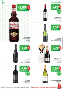 Intermarché - De februariaanbiedingen met de Intermarché-kaart - Voorbeeld van een folder van Intermarché, geldig van 01.02.2026 | Pagina: 17 | Producten: Wijn, Alcohol, Kaart