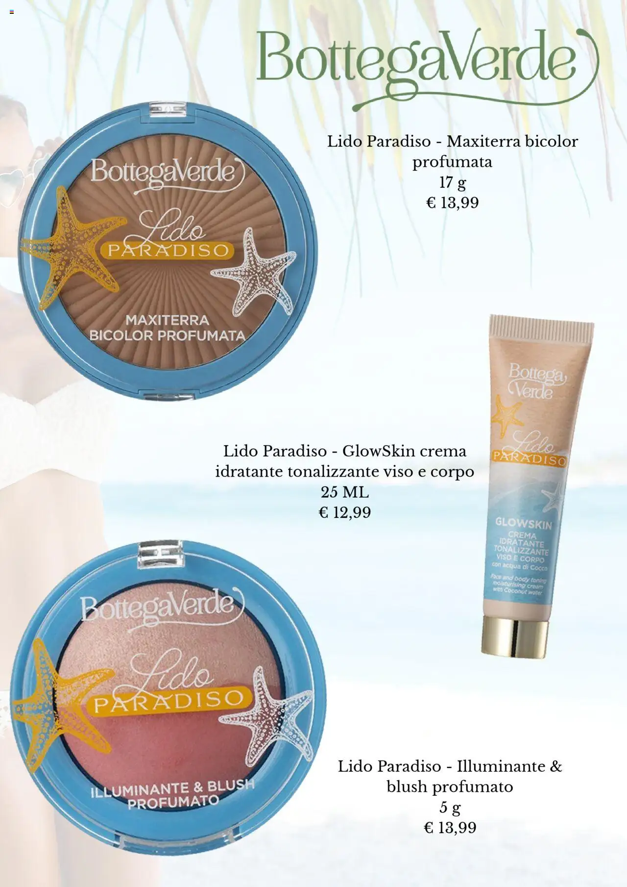 Volantino Bottega Verde del 21.07.2025 | Pagina: 4 | Prodotti: Acqua, Body, Cocco, Blush