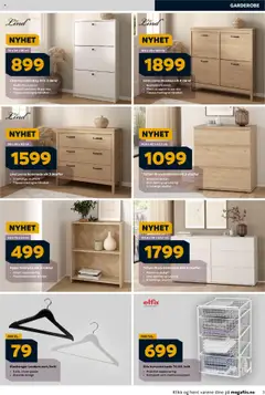 Forhåndsvisning av Megaflis kundeavis gyldig fra 09.10.2025 | Side: 3 | Produkter: Bokhylle, Kommode, Skoskap, Håndtak